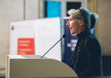 Christiane Wendehorst, Co-Head of the Department of Innovation and Digitalisation in Law at the University of Vienna and Scientific Director of the European Law Institute. — Picture: Amélie Chapalain / TU Wien Informatics