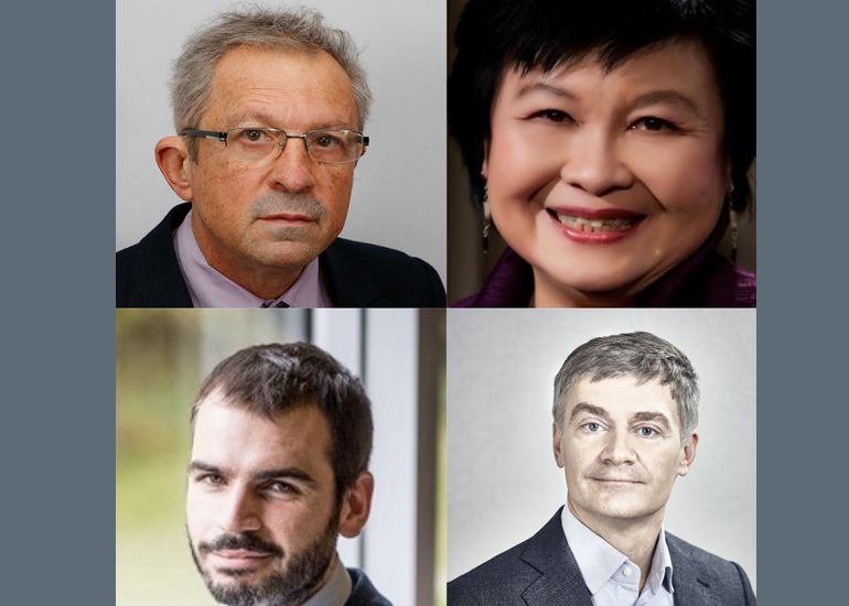 Panelists: Joseph Sifakis (University of Grenoble), Mei Lin Fung (People Centered Internet), Gianclaudio Malgieri (Leiden University), Moderator: Erich Prem (University of Vienna)