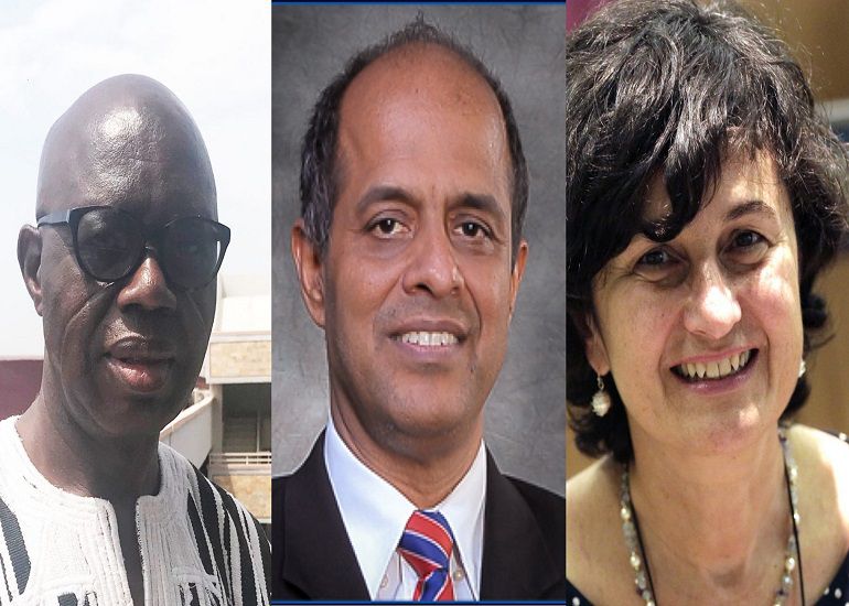 Panelists: Saa Dittoh (UDS, Ghana), Narayanan Kulathuramaiyer (UNIMAS, Malaysia), Anna Bon (VU Amsterdam, the Netherlands)