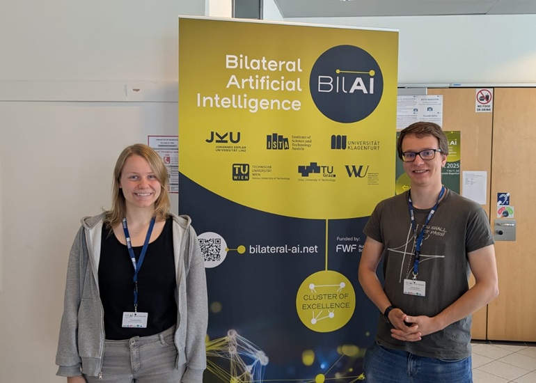 CAIML PhD Candidates Florentina Voboril and Alexander Beiser Attend Inaugural BilAI Summer School in Klagenfurt
