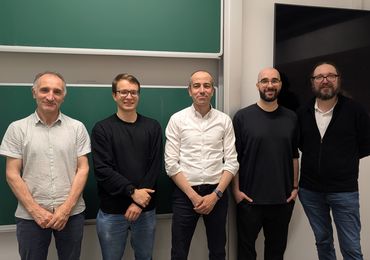 Nysret Musliu (TU Wien), Alexander Beiser (TU Wien), Djamel Sahnine (Frequentis), Michael Bernreiter (MCP Algorithm Factory), and Stefan Woltran (TU Wien)