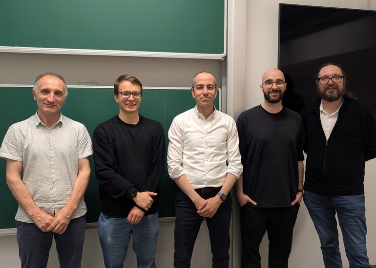 Nysret Musliu (TU Wien), Alexander Beiser (TU Wien), Djamel Sahnine (Frequentis), Michael Bernreiter (MCP Algorithm Factory), and Stefan Woltran (TU Wien)