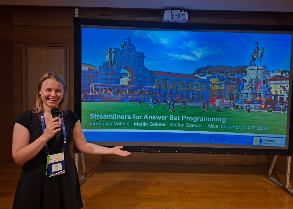 Florentina Voboril Presents her Latest Paper and Current Research at FLoC 2026