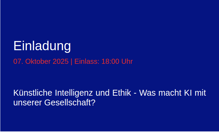 Künstliche Intelligenz und Ethik - Was macht KI mit unserer Gesellschaft?